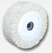 Contact Buffing Wheel, buffing wheels, polishing wheels, metal finishing, polishing compounds, buffing compounds, metal polishing, buffing wheels made in the USA